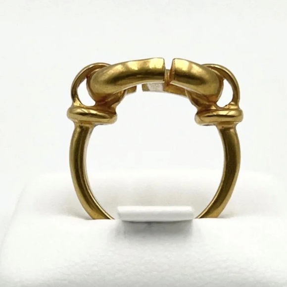 Dior CD gold ring - size Medium- NWoT - Picture 6 of 8